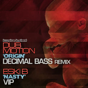 Origin (Decimal Bass Remix) / Nasty VIP by Dub Motion & Eski B Cover Art
