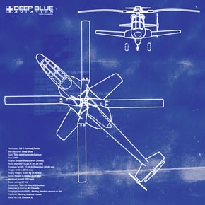 Thursday / The Helicopter '97 (12" Version) by Deep blue Cover Art