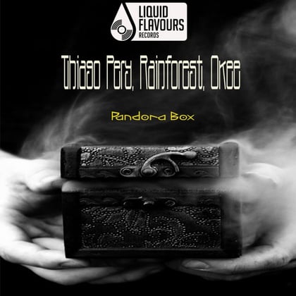 Pandora Box album by Denius, Thiago Pery, Okee & Rainforest - Drum and Bass Cover Art