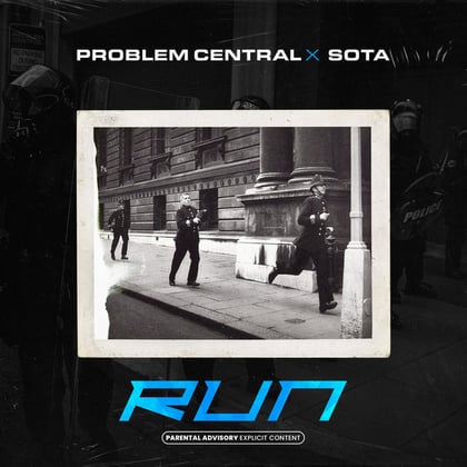 Run album by Problem Central & SOTA - Drum and Bass Cover Art