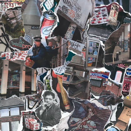 Curb album by Hickupz - Drum and Bass Cover Art