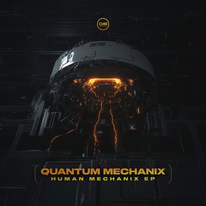 Human Mechanix EP album by Quantum Mechanix - Drum and Bass Cover Art