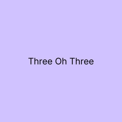 Three Oh Three (Extended Mix) album by Muffler - Drum and Bass Cover Art