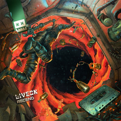 ASCEND album by HRSPX - Drum and Bass Cover Art