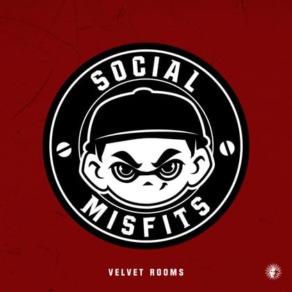 Velvet Rooms album by Social Misfits - Drum and Bass Cover Art