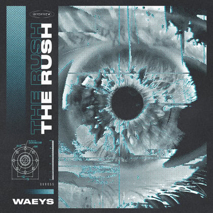 Powerstream album by Waeys - Drum and Bass Cover Art