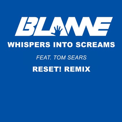 Whispers into Screams album by Blame - Drum and Bass Cover Art