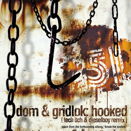 Hooked (Remix) / Witchhunt (Remix) album by Gridlok - Drum and Bass Cover Art
