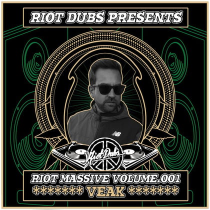 Riot Massive 001 album by DJ Direkt & Veak - Drum and Bass Cover Art