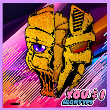 You & I album by IRONTYPE - Drum and Bass Cover Art