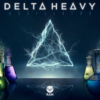 Oscillator / Fun House album by Delta Heavy - Drum and Bass Cover Art