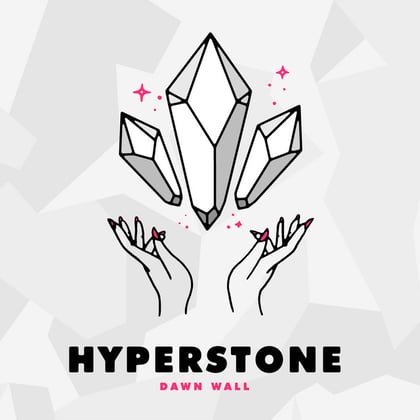 Hyperstone album by Dawn Wall - Drum and Bass Cover Art