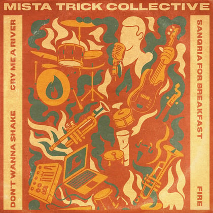 Sangria For Breakfast album by Mista Trick - Drum and Bass Cover Art