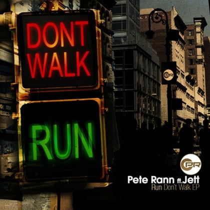 Run Don't Walk album by Pete Rann & Eschaton - Drum and Bass Cover Art