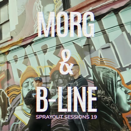 SPRAYOUT SESSIONS 19 album by MC MORG - Drum and Bass Cover Art