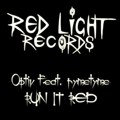 Run It Red album by Optiv & Ryme Tyme - Drum and Bass Cover Art