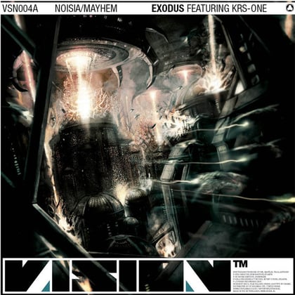 Exodus album by The Upbeats & Noisia - Drum and Bass Cover Art