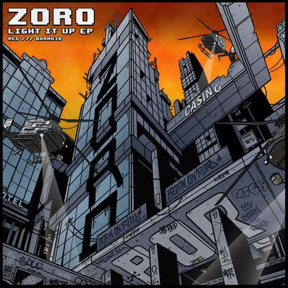 Light It Up album by Zoro - Drum and Bass Cover Art