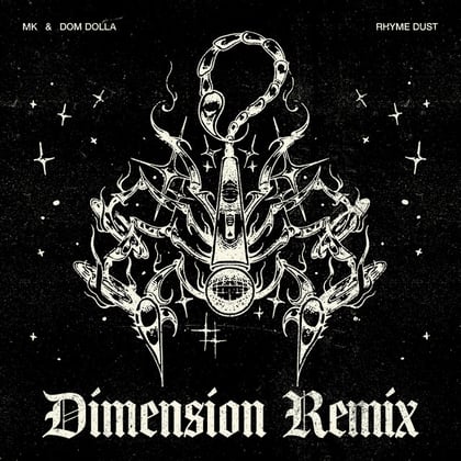 Rhyme Dust (Dimension Remix) album by Dimension - Drum and Bass Cover Art