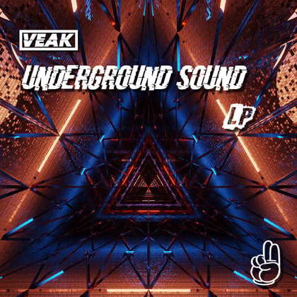Underground Sound LP album by Veak - Drum and Bass Cover Art
