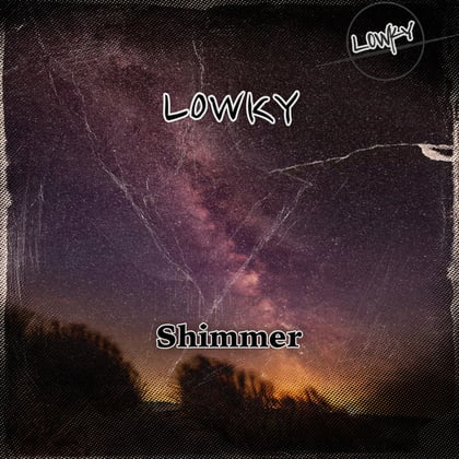 Shimmer album by L0WKY - Drum and Bass Cover Art