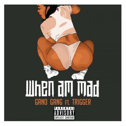 WHEN AM MAD album by Trigga - Drum and Bass Cover Art