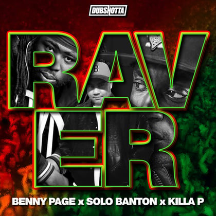 Raver album by Benny Page - Drum and Bass Cover Art