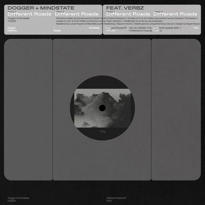 Different Roads album by Dogger, Mindstate & Verbz - Drum and Bass Cover Art