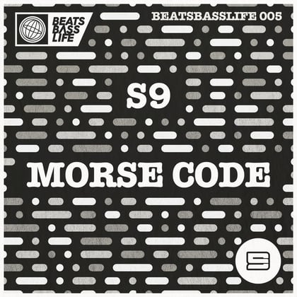 Morse Code album by S9 - Drum and Bass Cover Art