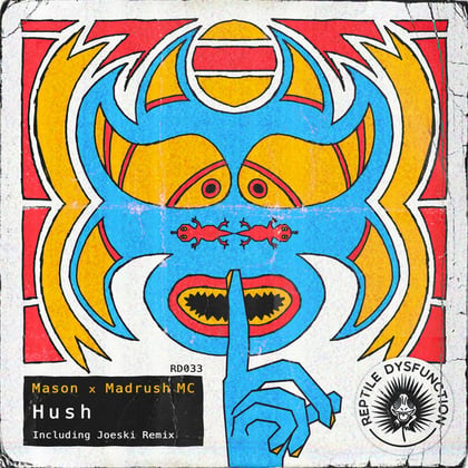 Hush album by Madrush MC - Drum and Bass Cover Art
