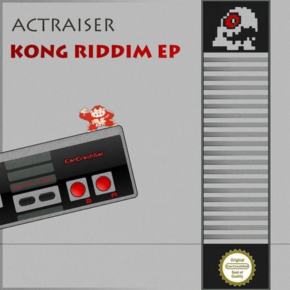 Kong Riddim EP album by Actraiser - Drum and Bass Cover Art