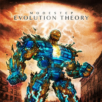 Evolution Theory album by Modestep - Drum and Bass Cover Art