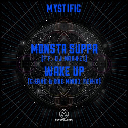 Monsta Suppa / Wake Up (Ciland & One Mindz Remix) album by Mystific - Drum and Bass Cover Art