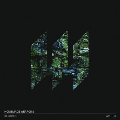 Kickback album by Homemade Weapons - Drum and Bass Cover Art