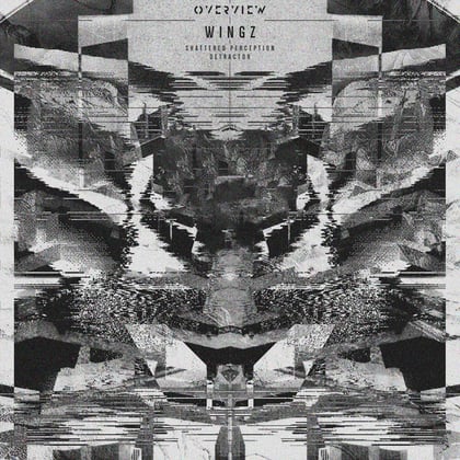 Shattered Perception / Detractor album by Wingz - Drum and Bass Cover Art