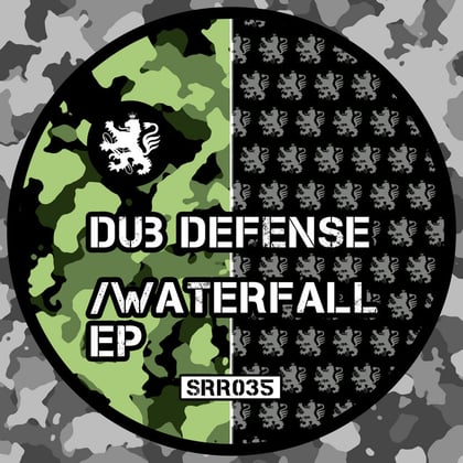 Waterfall Dub EP album by Dub Defense - Drum and Bass Cover Art