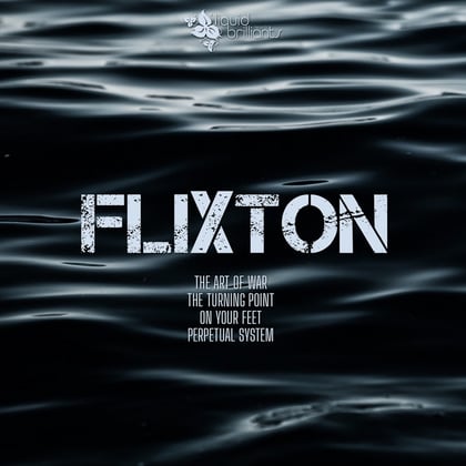 Dark Liquid album by Flixton - Drum and Bass Cover Art