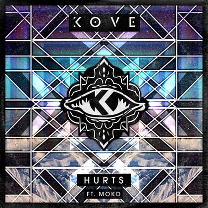 Hurts (Remixes) album by Kove - Drum and Bass Cover Art