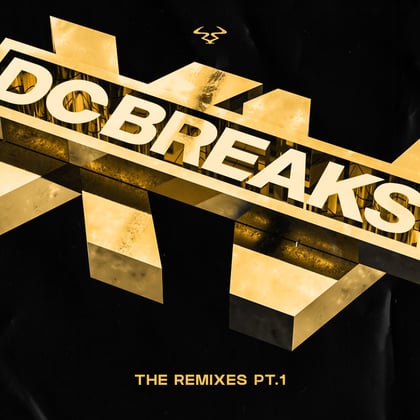 DCXV Remixes Pt. 1 album by DC Breaks - Drum and Bass Cover Art