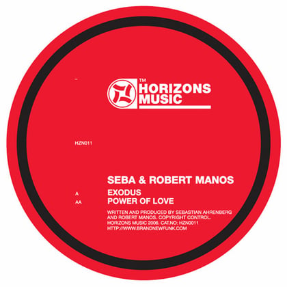 Exodus / Power of Love album by Seba & Robert Manos - Drum and Bass Cover Art