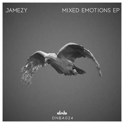 Mixed Emotions album by Jamezy - Drum and Bass Cover Art