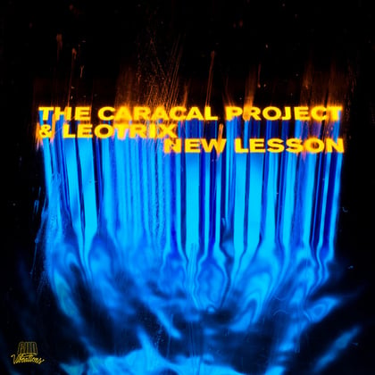 New Lesson album by The Caracal Project - Drum and Bass Cover Art