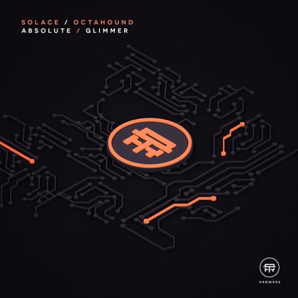 Hardwired_006: Absolute / Glimmer album by Solace - Drum and Bass Cover Art