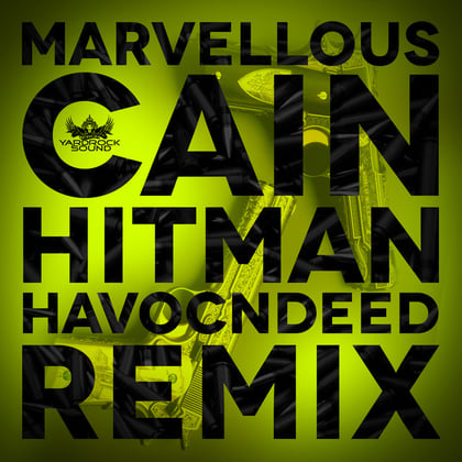 The HitMan album by Marvellous Cain - Drum and Bass Cover Art