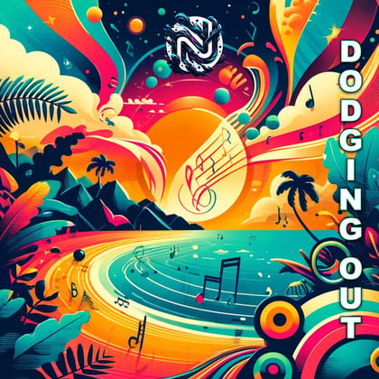 Dodging Out album by NBC9 - Drum and Bass Cover Art