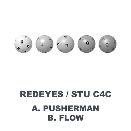 Pusherman / Flow album by Brijawa, Redeyes & Stu C4C - Drum and Bass Cover Art