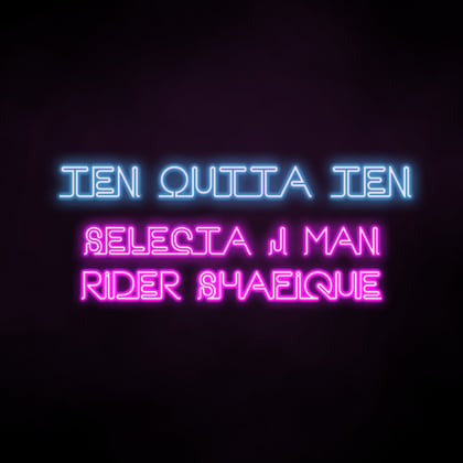Ten Outta Ten album by Selecta J-Man - Drum and Bass Cover Art