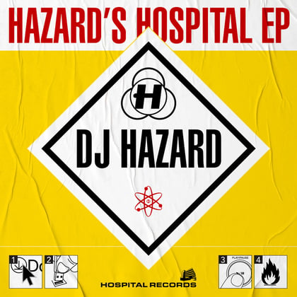 Hazard's Hospital EP album by DJ Hazard - Drum and Bass Cover Art