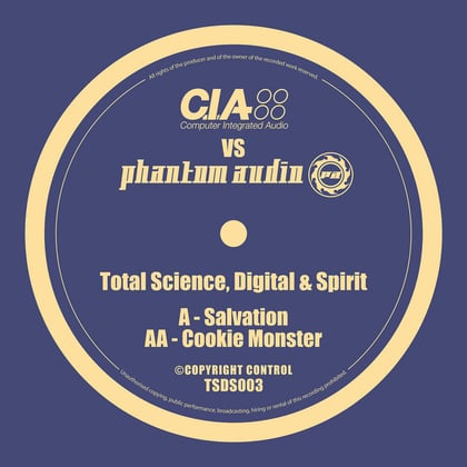 C.I.A. vs Phantom Audio album by Total Science, Digital & Spirit - Drum and Bass Cover Art