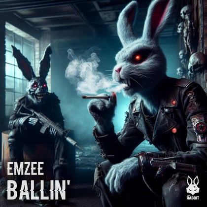 Ballin' album by EmZee - Drum and Bass Cover Art